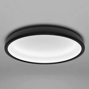 Stilnovo LED stropní světlo Reflexio, Ø 46cm, černá obraz
