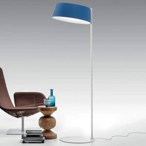 Stilnovo LED stojací lampa Oxygen_FL2, azurová modrá obraz
