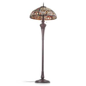 Clayre&Eef Luxusní stojací lampa Lindsay v Tiffany stylu obraz