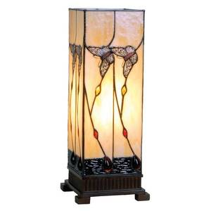 Clayre&Eef Jantarová stolní lampa Amberly 45 cm obraz