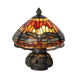 Clayre&Eef Stolní lampa Libella v Tiffany stylu obraz