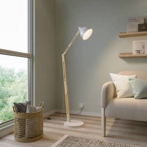 Lamkur Stojací lampa Skansen, nastavitelná, bílá obraz