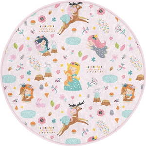 Světle růžový dětský koberec ø 80 cm Comfort – Mila Home obraz