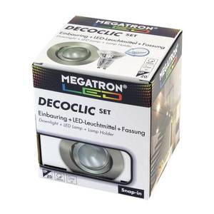MEGATRON LED spot Decoclic Set GU10 4, 5 W, železo obraz