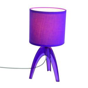 Näve Trendová stolní lampa Ufolino, fialová obraz