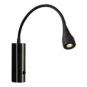Nordlux LED nástěnné světlo Mento s pružným ramenem, černé obraz