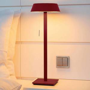 Oligo OLIGO Glance LED stolní lampa červená obraz