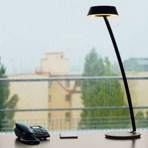 Oligo OLIGO Glance LED stolní lampa oblouk černá matná obraz