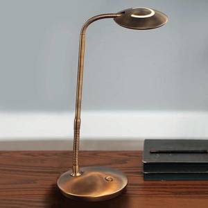 Steinhauer Se stmívačem - stolní lampa LED Zenith bronz obraz
