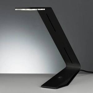 TECNOLUMEN TECNOLUMEN Flad - stolní lampa LED, černá obraz