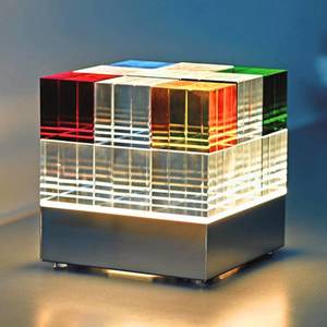 TECNOLUMEN TECNOLUMEN Cubelight LED stolní lampa, barevná obraz