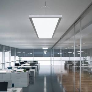Waldmann LED závěsné světlo IDOO pro kanceláře 49 W stříbro obraz