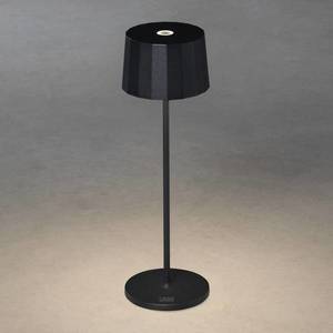 Konstsmide LED stolní lampa Positano venkovní, černá obraz