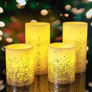 Pauleen Pauleen Golden Glitter Candle LED svíčka sada 4 ks obraz