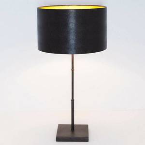 Holländer Stolní lampa Bambus, hnědočerná zlatá obraz
