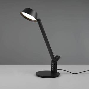 Trio Lighting LED stolní lampa Ava s funkcí stmívání, černá obraz