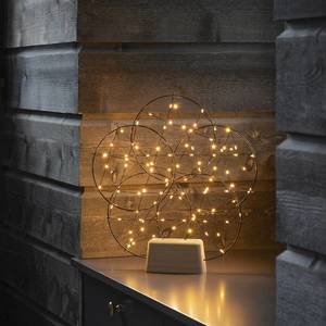 Konstsmide Christmas LED dekorační světlo 5 malých kruhů dřevěná noha obraz