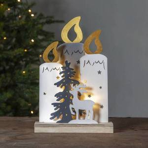 STAR TRADING LED dekorační světlo Fauna svíčky, strom a jelen obraz