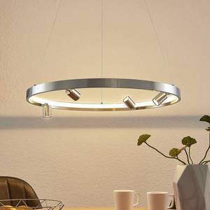 Lucande Lucande Paliva LED závěsné světlo, 64 cm, nikl obraz