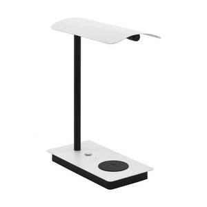 EGLO LED stolní lampa Arenaza, stmívatelná, QI, bílá obraz