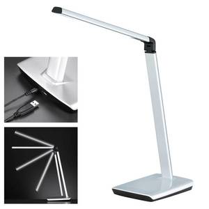 FISCHER & HONSEL LED stolní lampa Bright, stmívatelná, CCT stříbrná obraz
