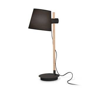 Ideallux Ideal Lux Axel stolní lampa dřevo, černá/přírodní obraz