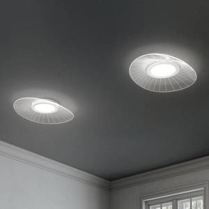 Fabas Luce LED stropní světlo Vela, bílá, stmívatelné obraz