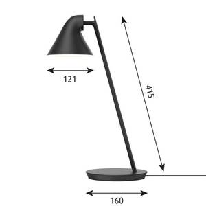 Louis Poulsen Louis Poulsen NJP Mini LED stolní lampa černá obraz