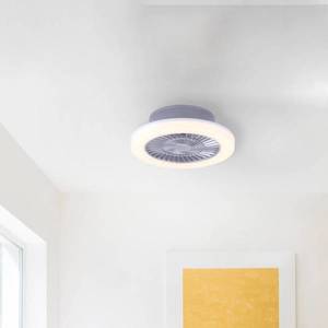JUST LIGHT. LED stropní ventilátor Leonard 50cm sériový spínač obraz