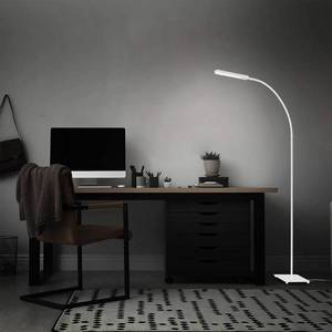 Briloner LED stojací lampa Servo, stmívatelná, CCT, bílá obraz