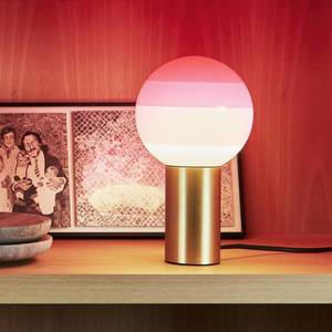 Marset MARSET Dipping Light stolní lampa růžová/mosaz obraz
