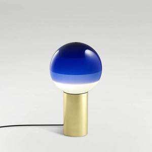 Marset MARSET Dipping Light S stolní lampa modrá/mosaz obraz