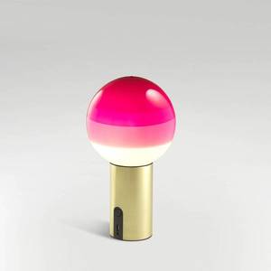 Marset MARSET Dipping Light stolní lampa růžová/mosaz obraz