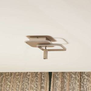 Lucande Lucande Tival LED stropní svítidlo, 34cm, nikl obraz