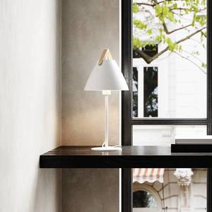 DFTP by Nordlux Stolní lampa Strap z kovu s koženým popruhem, bílá obraz