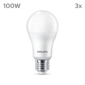Philips Philips LED žárovka E27 13W 1521lm 4000K matná 3ks obraz