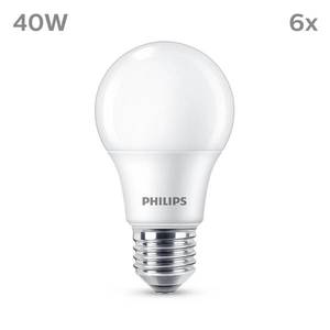 Philips Philips LED žárovka E27 4, 9W 470lm 2700K matná 6ks obraz