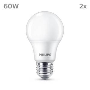 Philips Philips LED žárovka E27 8W 806lm 2700K matná 2ks obraz