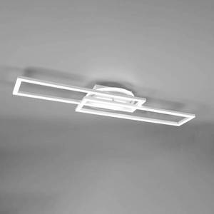Reality Leuchten LED stropní světlo Twister, otočné, dálkové, bílá obraz