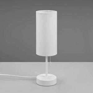 Reality Leuchten Stolní lampa Jaro s USB přípojkou, bílá/bílá obraz