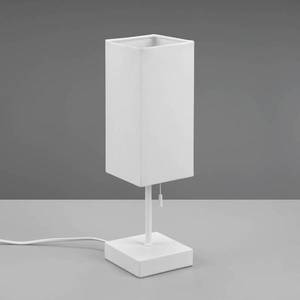 Reality Leuchten Stolní lampa Ole s USB přípojkou, bílá/bílá obraz