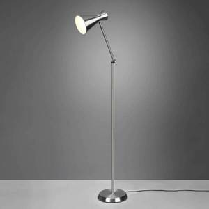 Reality Leuchten Stojací lampa Enzo, výška 150 cm, nikl obraz