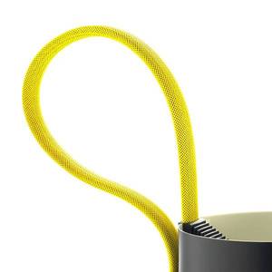 HAY HAY Rope Trick LED stojací lampa černá/žlutá obraz