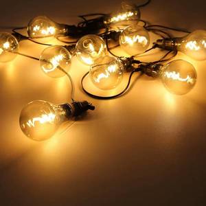 Globo LED světelný řetěz Jeffa, 10 zdrojů, čirá obraz