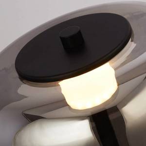 Searchlight LED stolní lampa Frisbee se stínidlem ze skla obraz