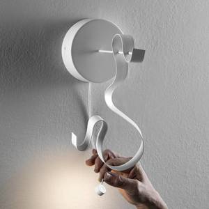 Knikerboker Knikerboker Curve LED nástěnné světlo z oceli bílá obraz