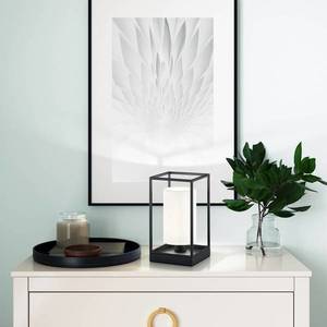FISCHER & HONSEL Stolní lampa Gilli s lněným stínidlem bílá obraz