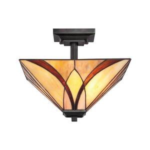 QUOIZEL Stropní světlo Asheville design Tiffany výška 30, 5 obraz