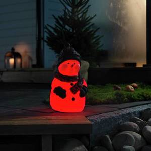 Konstsmide Christmas LED dekorace sněhulák změna barvy světla RGB, IP44 obraz