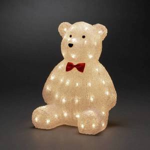 Konstsmide Christmas LED dekorace Teddybär čirá IP44 výška 38 cm obraz
